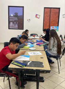 AVANZAN LOS TALLERES DE PINTURA EN CASA DE LA CULTURA