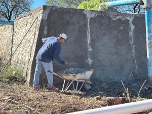 REALIZA OOMAPAS SAHUARIPA MANTENIMIENTO EN PILA SUR